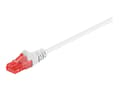 Miniatyrbilde 1 av 5: MicroConnect Value Pack - Nettverkskabel - RJ-45 (hann) til RJ-45 (hann) - 7 m - 6 mm - UTP - CAT 6 - flertrådet, rund - hvit (en pakke 10)