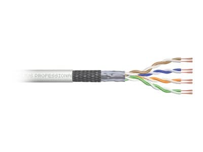 DIGITUS Professional - Samlet kabel - 305 m - SF/UTP - CAT 5e - flertrådet - grå, RAL 7035