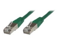 MicroConnect - Nettverkskabel - RJ-45 (hann) til RJ-45 (hann) - 25 cm - SFTP, PiMF - CAT 6 - halogenfri, flertrådet - grønn