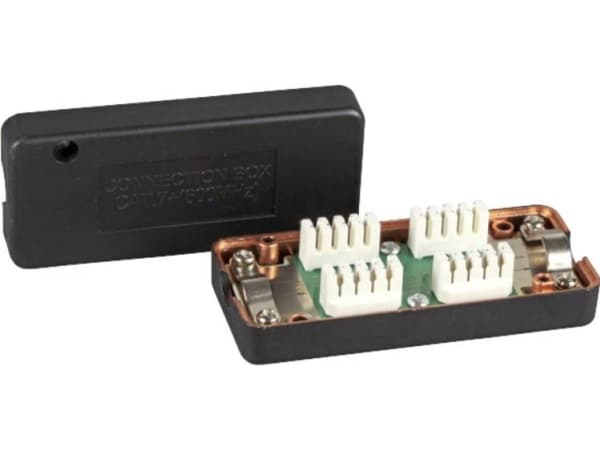 EFB Elektronik 37596.1, Cat7, Sort, 1 stykker