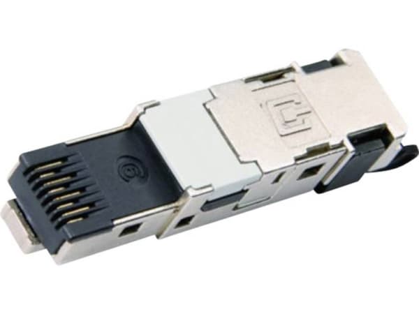 Telegärtner J80026A0046, RJ45, Svart, Rustfritt stål