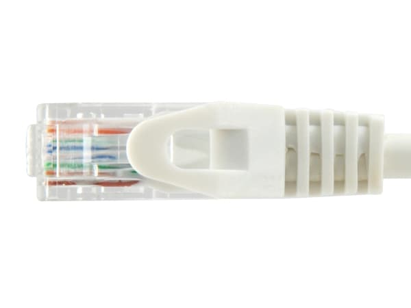 Utstyr 603003, 2 m, Cat6a, U/UTP (UTP), RJ-45, RJ-45, Hvid