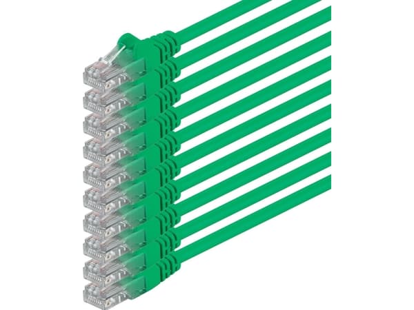 Goobay 68288, 0,5 m, Cat6, S/FTP (S-STP), RJ-45, RJ-45, Grønn