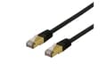 Miniatyrbilde 1 av 5: DELTACO SFTP-65SAH - Koblingskabel - RJ-45 (hann) til RJ-45 (hann) - 5 m - SFTP - CAT 6a - halogenfri, formstøpt - grå