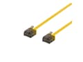 Pikkukuva 3 / 4: DELTACO U/UTP Cat6a patch cable, flat, 0.5m, 1mm thick, yellow