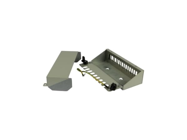 Keystone modulbærer patchpanel for 8x overflatemontert TP-modul metall lysegrå Synergy 21