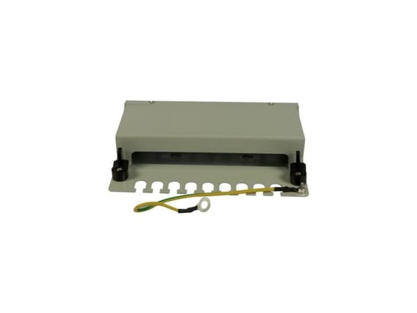 Keystone modulbærer patchpanel for 8x overflatemontert TP-modul metall lysegrå Synergy 21