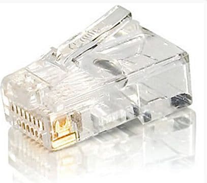 Equip 121140 kabelkontakter RJ-45 (8P8C) Transparent