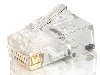 Equip 121140 kabelkontakter RJ-45 (8P8C) Transparent