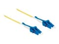 Miniatyrbilde 1 av 3: Delock - Nettverkskabel - LC-enkeltmodus (hann) til LC-enkeltmodus (hann) - 1 m - fiberoptisk - 9 / 125 micron - OS2 - halogenfri, uniboot - gul