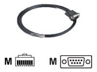 Moxa - Seriel RS-232 kabel - RJ-45 (han) til DB-9 (han) - 1,5 m - Moxa CN2510, CN2610, CP-104, Opt4, Opt8; NPort 5210, 5610, 5630 - Moxa CN2510, CN26