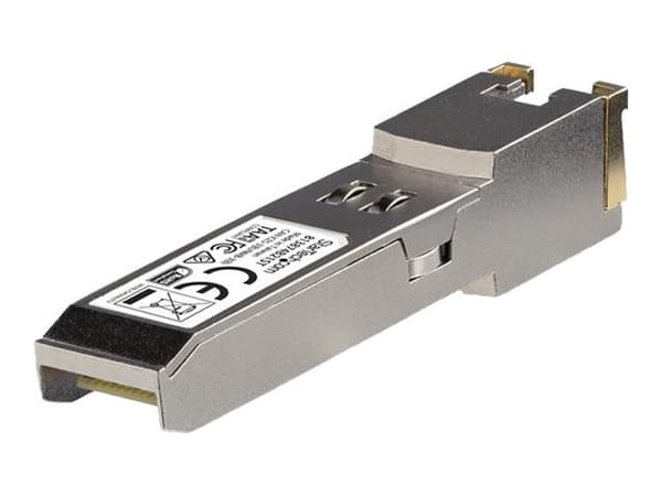 StarTech.com HPE 813874-B21 Compatible SFP+ Module, 10GBASE-T, SFP to RJ45 Cat6/Cat5e, 10GE Gigabit Ethernet SFP+, RJ-45 (Copper) 30m, HPE BladeSyste
