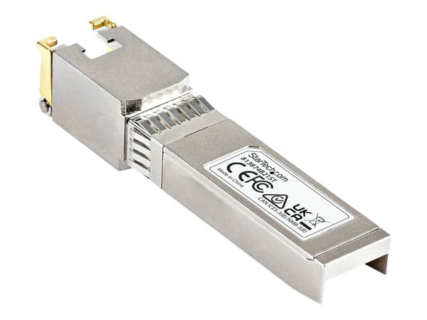 StarTech.com HPE 813874-B21 Compatible SFP+ Module, 10GBASE-T, SFP to RJ45 Cat6/Cat5e, 10GE Gigabit Ethernet SFP+, RJ-45 (Copper) 30m, HPE BladeSyste