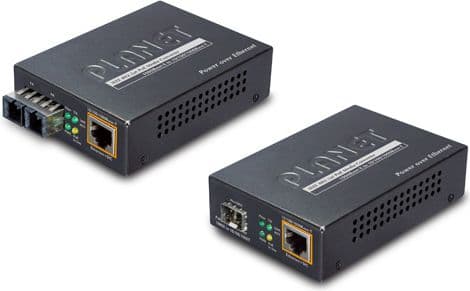 PLANET GTP-805A - Fibermedieomformer - 1GbE - 10Base-T, 100Base-TX, 1000Base-T, 1000Base-X - RJ-45 / SFP (mini-GBIC)