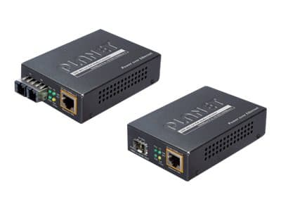PLANET GTP-805A - Fibermedieomformer - 1GbE - 10Base-T, 100Base-TX, 1000Base-T, 1000Base-X - RJ-45 / SFP (mini-GBIC)