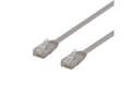 Miniatyrbild 4 av 4: DELTACO - Patch-kabel - RJ-45 (hane) till RJ-45 (hane) - 3 m - UTP - CAT 6 - platt - grå