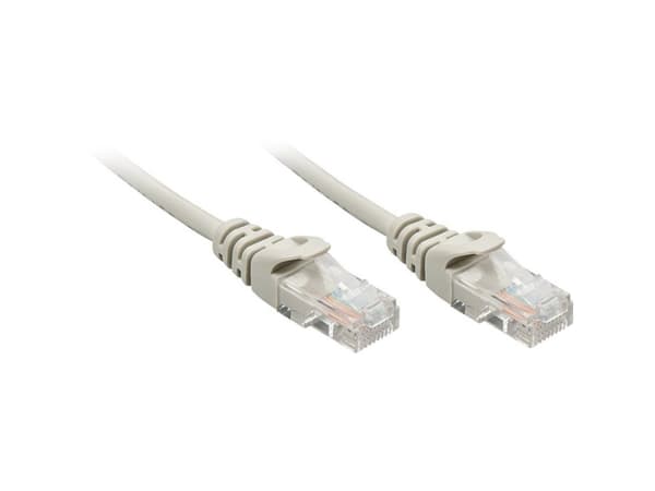 Lindy 48362, 1 m, Cat5e, U/UTP (UTP), RJ-45, RJ-45, Grå
