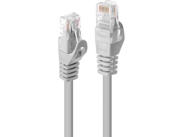 Lindy 48362, 1 m, Cat5e, U/UTP (UTP), RJ-45, RJ-45, Grå