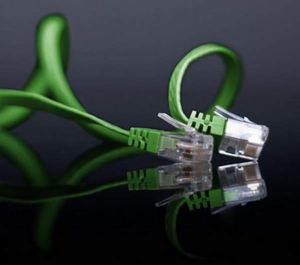shiverpeaks Patch kabel flach U/UTP Cat.6 green 3,0 m