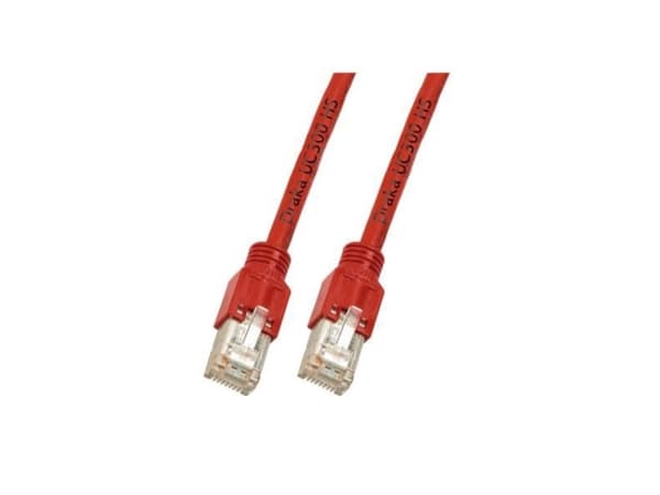 EFB Elektronik K8012.3, 3 m, Cat5e, SF/UTP (S-FTP), RJ-45, RJ-45, Rød