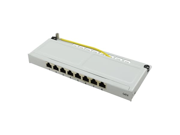LogiLink NP0077, RJ-45, Grå, Metall, 0.5U Grå