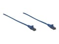 Miniatyrbilde 4 av 5: Intellinet Network Patch Cable, Cat6, 0.5m, Blue, CCA, U/UTP, PVC, RJ45, Gold Plated Contacts, Snagless, Booted, Lifetime Warranty, Polybag - Kobling
