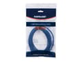 Miniatyrbilde 5 av 5: Intellinet Network Patch Cable, Cat6, 0.5m, Blue, CCA, U/UTP, PVC, RJ45, Gold Plated Contacts, Snagless, Booted, Lifetime Warranty, Polybag - Kobling