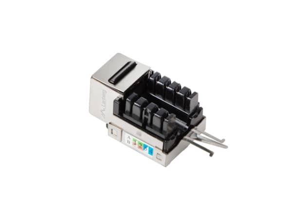 Lanberg KSF6-1090 - Modulinnlegg - CAT 6 - FTP - RJ-45 - sølv