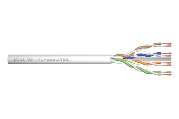 Digitus DK-1613-P-1, 100 m, Cat6, U/UTP (UTP), Grå