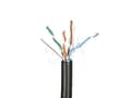 Miniatyrbild 3 av 5: ALANTEC - Bulkkabel - 305 m - F/UTP (folieöverdraget oskärmat tvinnat par) - CAT 5e - utomhus, fast - svart