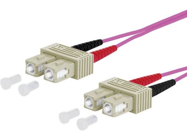 METZ CONNECT 151S1EOEO10E, 1 m, OM4, 2x SC, 2x SC