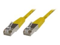 MicroConnect - Nettverkskabel - RJ-45 (hann) til RJ-45 (hann) - 25 cm - foliebelagt uskjermet tvinnet kabelpar (F/UTP) - CAT 6 - halogenfri - gul