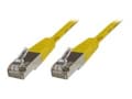 Miniatyrbilde 1 av 5: MicroConnect - Nettverkskabel - RJ-45 (hann) til RJ-45 (hann) - 25 cm - foliebelagt uskjermet tvinnet kabelpar (F/UTP) - CAT 6 - halogenfri - gul