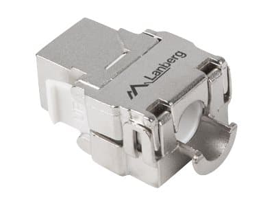 Lanberg KSF6-2000 - Modulaarinen pylväs - CAT 6 - FTP - RJ-45 - hopea
