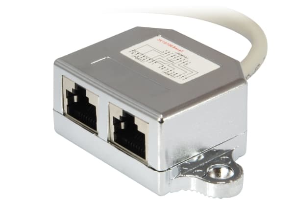 Equip 127608, Cat5e, Sølv, Akrylonitril-butadien-styren (ABS), Gull, 0,15 m, Hankjønn