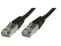 Miniatyrbild 4 av 5: MicroConnect - Nätverkskabel - RJ-45 (hane) till RJ-45 (hane) - 25 cm - FTP - CAT 6 - startad - svart