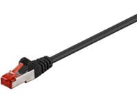 MicroConnect - Nätverkskabel - RJ-45 (hane) till RJ-45 (hane) - 25 cm - FTP - CAT 6 - startad - svart