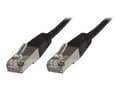 Miniatyrbild 1 av 5: MicroConnect - Nätverkskabel - RJ-45 (hane) till RJ-45 (hane) - 25 cm - FTP - CAT 6 - startad - svart