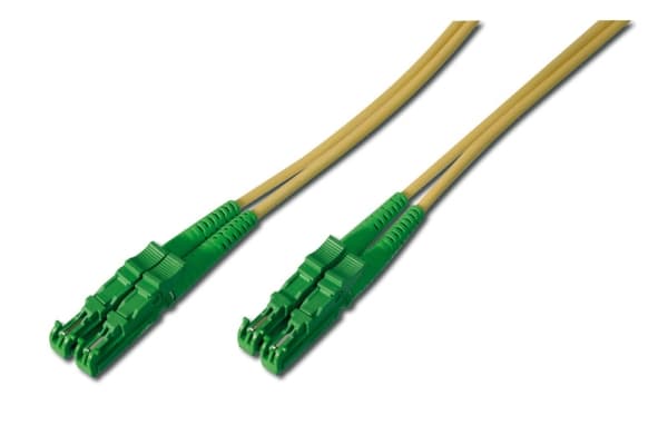 DIGITUS Professional - Koblingskabel - E2000/APC-enkeltmodus (hann) til E2000/APC-enkeltmodus (hann) - 1 m - fiberoptisk - dupleks - 9 / 125 micron -
