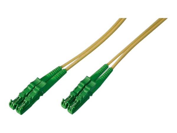 DIGITUS Professional - Koblingskabel - E2000/APC-enkeltmodus (hann) til E2000/APC-enkeltmodus (hann) - 1 m - fiberoptisk - dupleks - 9 / 125 micron -