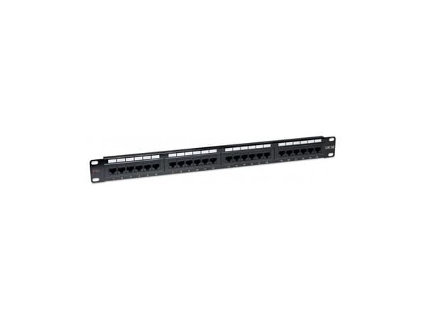 Techly 24 x RJ45 Cat.5E, IEEE 802.3, IEEE 802.3ab, IEEE 802.3u, 10/100/1000Base-T(X), Snabb Ethernet, Gigabit Ethernet, 1000 Mbit/s, RJ-45, Guld Svart