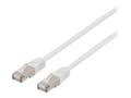 Pikkukuva 1 / 5: DELTACO STP-625VAU - Liitäntäjohto - RJ-45 (uros) - RJ-45 (uros) - 25 m - U/FTP - CAT 6a - halogeeniton, valettu - valkoinen