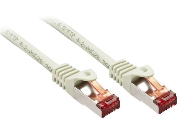 Lindy Cat.6 S/FTP 1m, 1 m, Cat6, S/FTP (S-STP), RJ-45, RJ-45, Grå