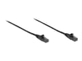 Miniatyrbilde 3 av 5: Intellinet Network Patch Cable, Cat6, 3m, Black, CCA, U/UTP, PVC, RJ45, Gold Plated Contacts, Snagless, Booted, Lifetime Warranty, Polybag - Koblings