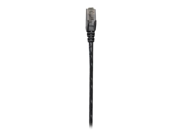 Intellinet Network Patch Cable, Cat6, 3m, Black, CCA, U/UTP, PVC, RJ45, Gold Plated Contacts, Snagless, Booted, Lifetime Warranty, Polybag - Koblings