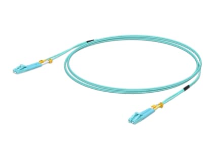 Ubiquiti UniFi - Patchkabel - LC multimodus (hann) til LC multimodus (hann) - 5 m. - fiberoptikk - dupleks - 50 / 125 my - OM3 - turkis