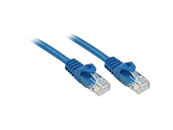 Lindy 48172, 1 m, Cat6, U/UTP (UTP), RJ-45, RJ-45, Blå