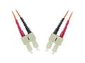 Miniatyrbilde 3 av 5: MicroConnect - Nettverkskabel - SC/UPC-enkeltmodus (hann) til SC/UPC-enkeltmodus (hann) - 1 m - fiberoptisk - gul