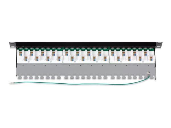 TRENDnet TC-P24C6AS - Koblingspanel - CAT 6a - RJ-45 X 24 - 1U
