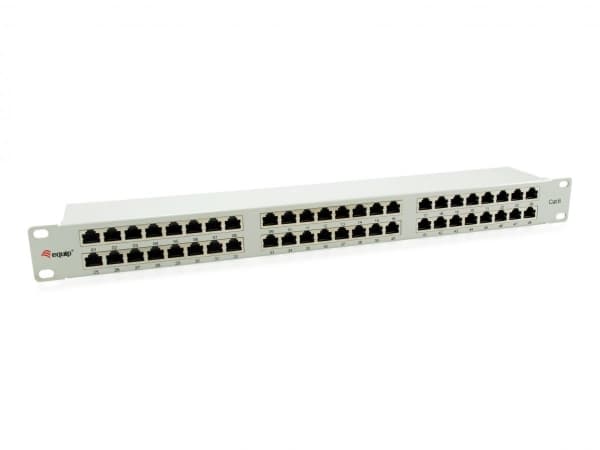 Equip 326349, 10/100/1000Base-T(X), Hurtigt ethernet, Gigabit Ethernet, 1000 Mbit/s, RJ-45, Cat6, Grå Harmaa